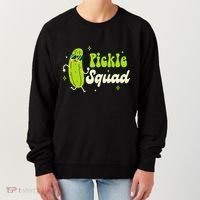 Bridesmaid Bride Babe Pickle Lover Bachelorette Pickle Squad Women's Sweatshirt thumb 0