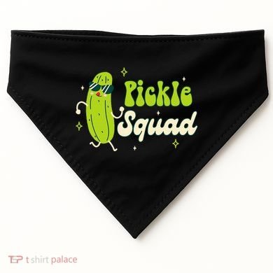 Bridesmaid Bride Babe Pickle Lover Bachelorette Pickle Squad USA-Made Doggie Bandana