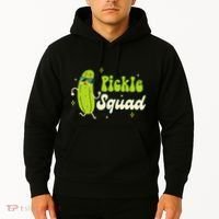 Bridesmaid Bride Babe Pickle Lover Bachelorette Pickle Squad Hoodie thumb 2
