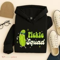 Bridesmaid Bride Babe Pickle Lover Bachelorette Pickle Squad Hoodie thumb 4
