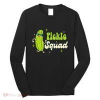 Bridesmaid Bride Babe Pickle Lover Bachelorette Pickle Squad Long Sleeve Shirt thumb 0