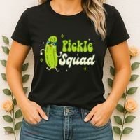 Bridesmaid Bride Babe Pickle Lover Bachelorette Pickle Squad Women's T-Shirt thumb 2