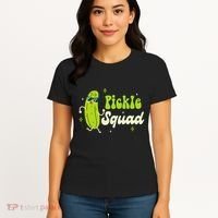 Bridesmaid Bride Babe Pickle Lover Bachelorette Pickle Squad Women's T-Shirt thumb 4