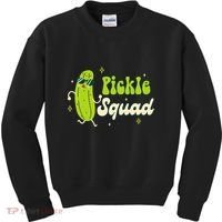 Bridesmaid Bride Babe Pickle Lover Bachelorette Pickle Squad Kids Sweatshirt thumb 0