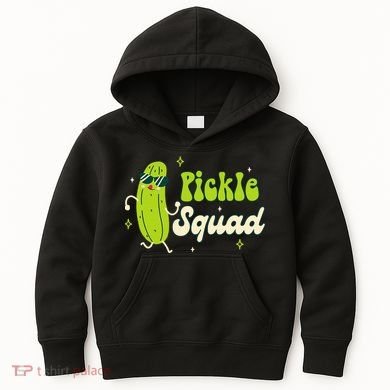 Bridesmaid Bride Babe Pickle Lover Bachelorette Pickle Squad Kids Hoodie