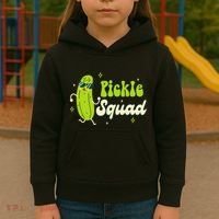 Bridesmaid Bride Babe Pickle Lover Bachelorette Pickle Squad Kids Hoodie thumb 3