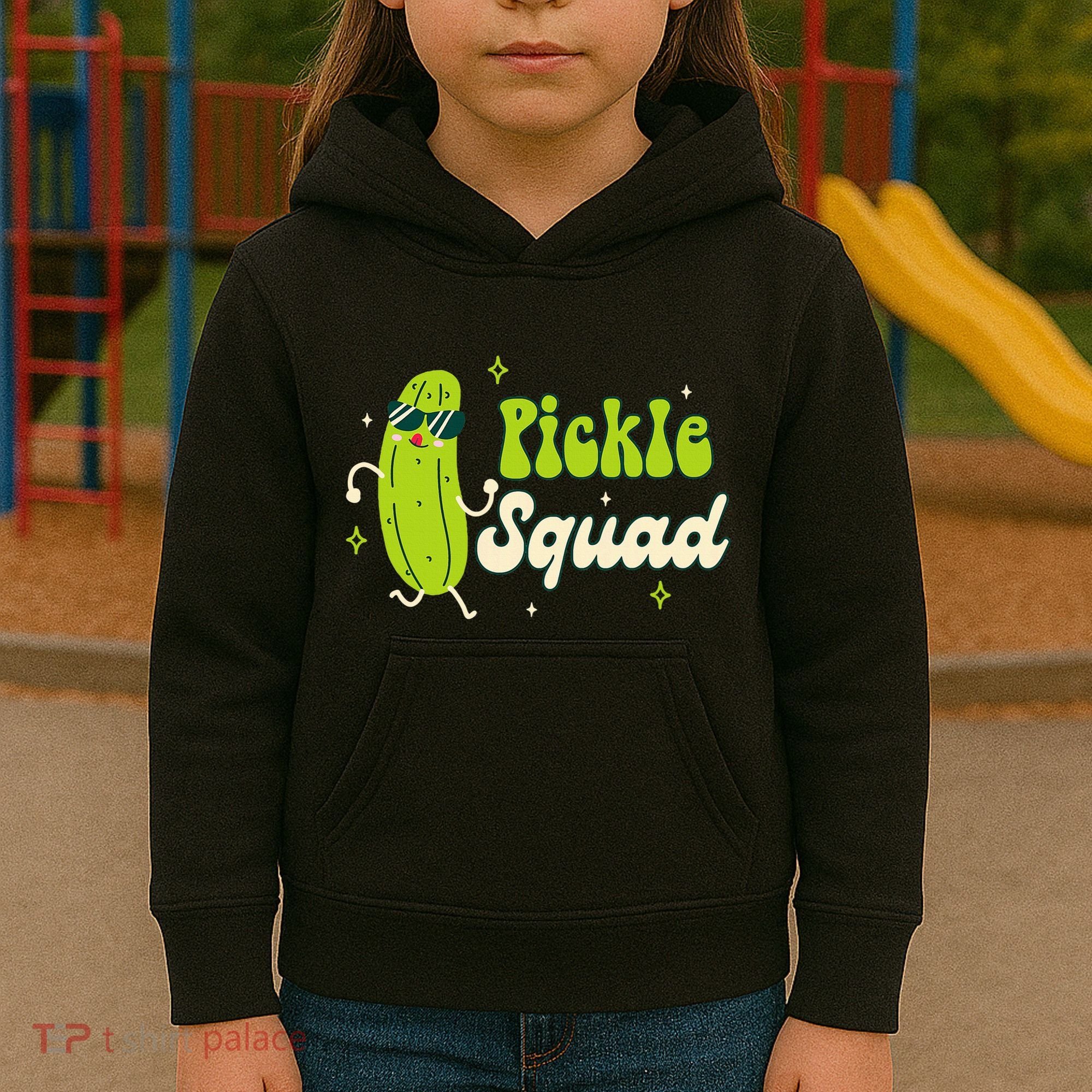 Bridesmaid Bride Babe Pickle Lover Bachelorette Pickle Squad Kids Hoodie