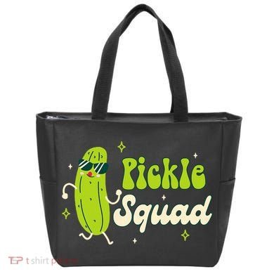 Bridesmaid Bride Babe Pickle Lover Bachelorette Pickle Squad Tote Bag