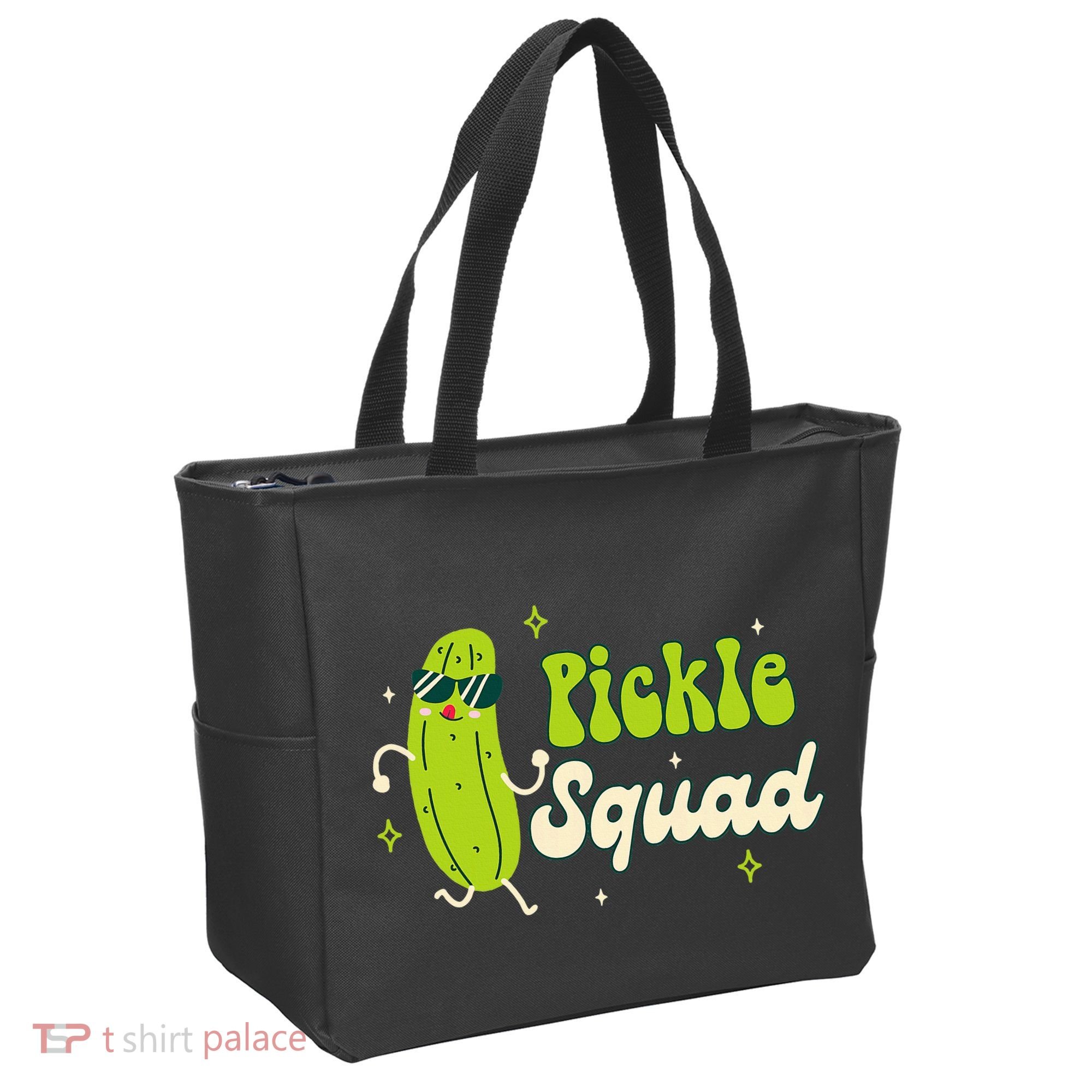 Bridesmaid Bride Babe Pickle Lover Bachelorette Pickle Squad Tote Bag