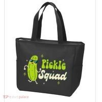 Bridesmaid Bride Babe Pickle Lover Bachelorette Pickle Squad Tote Bag thumb 3