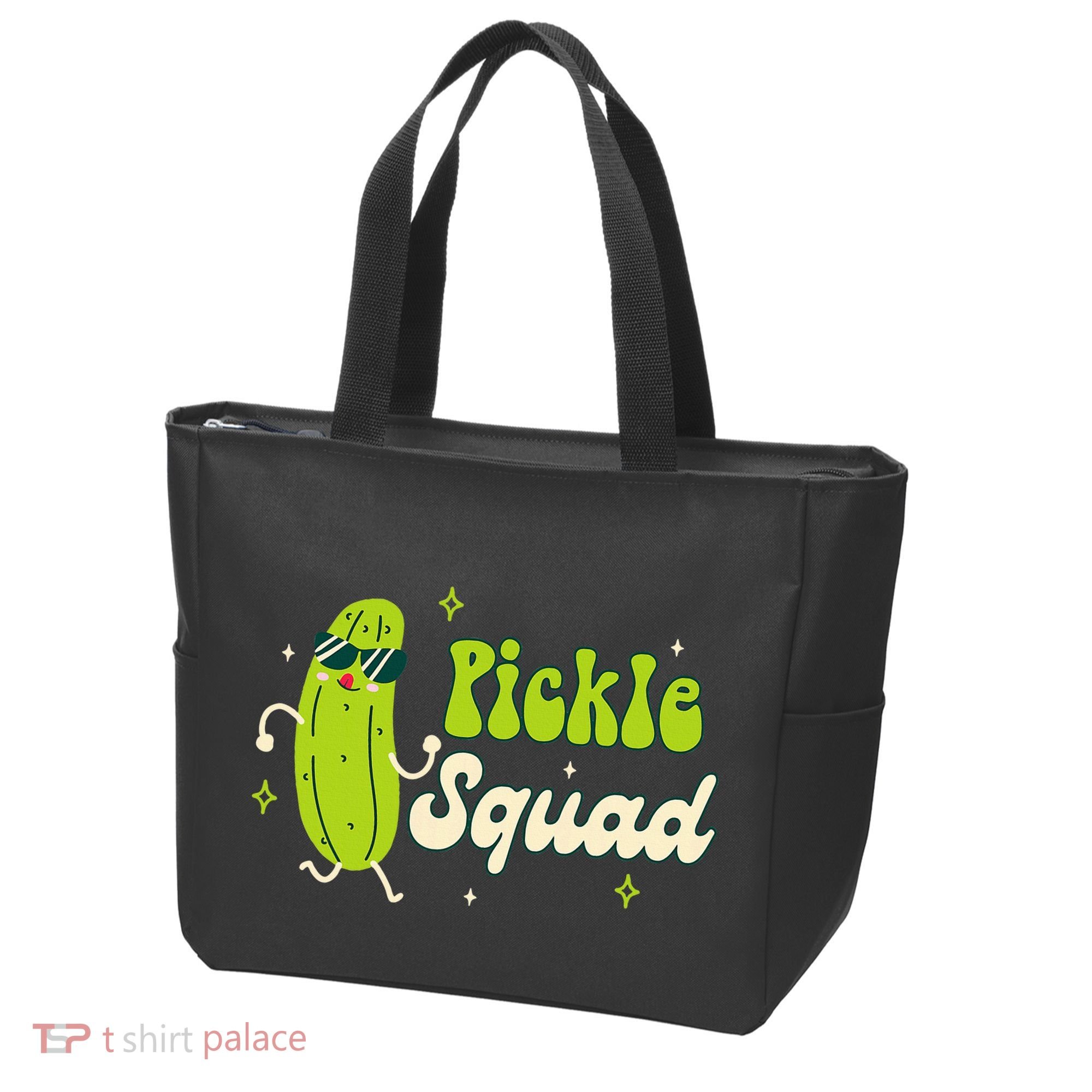 Bridesmaid Bride Babe Pickle Lover Bachelorette Pickle Squad Tote Bag