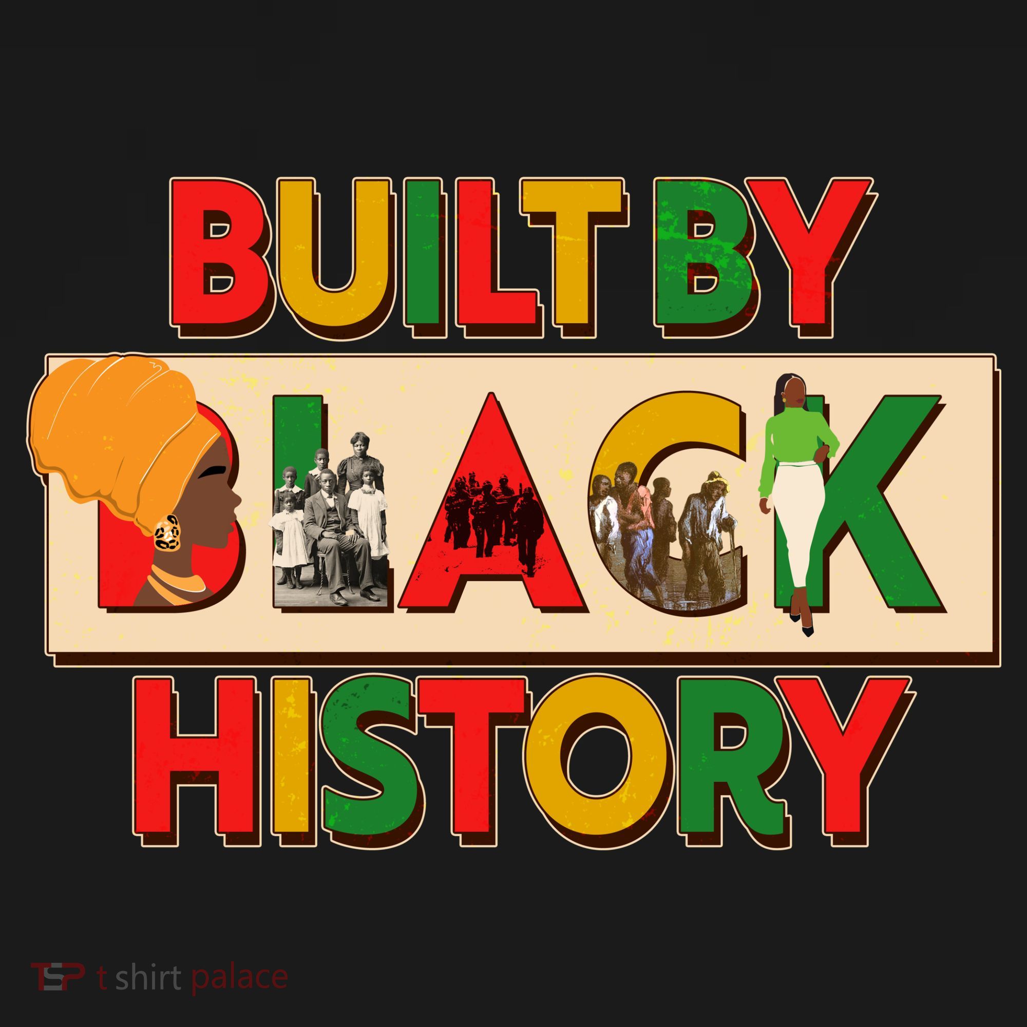 Built By Black History African American Culture T-Shirt