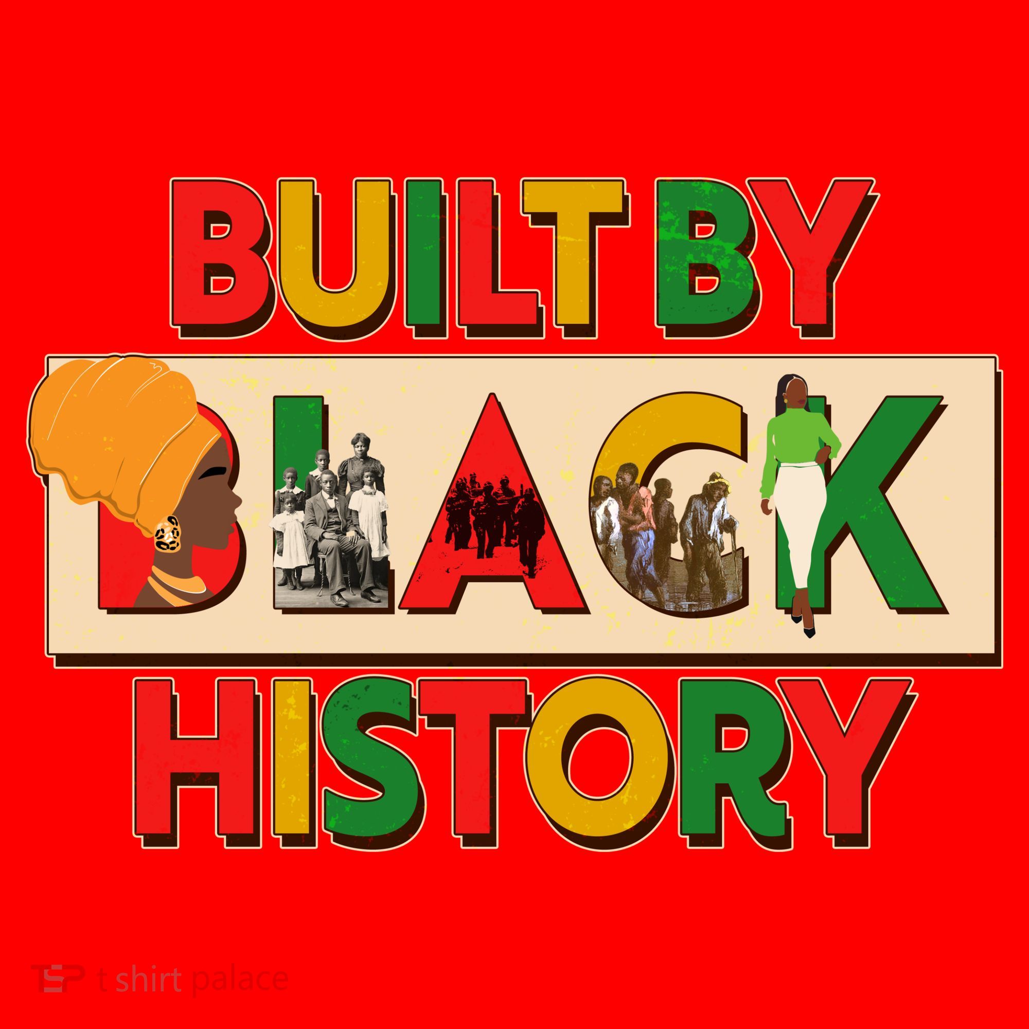 Built By Black History African American Culture Santa Hat