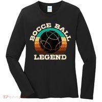 Bocce Ball Boccie Lover Women's Long Sleeve Shirt thumb 0