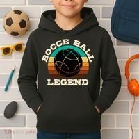 Bocce Ball Boccie Lover Kids Hoodie thumb 2