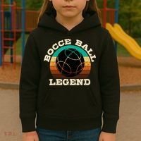 Bocce Ball Boccie Lover Kids Hoodie thumb 3