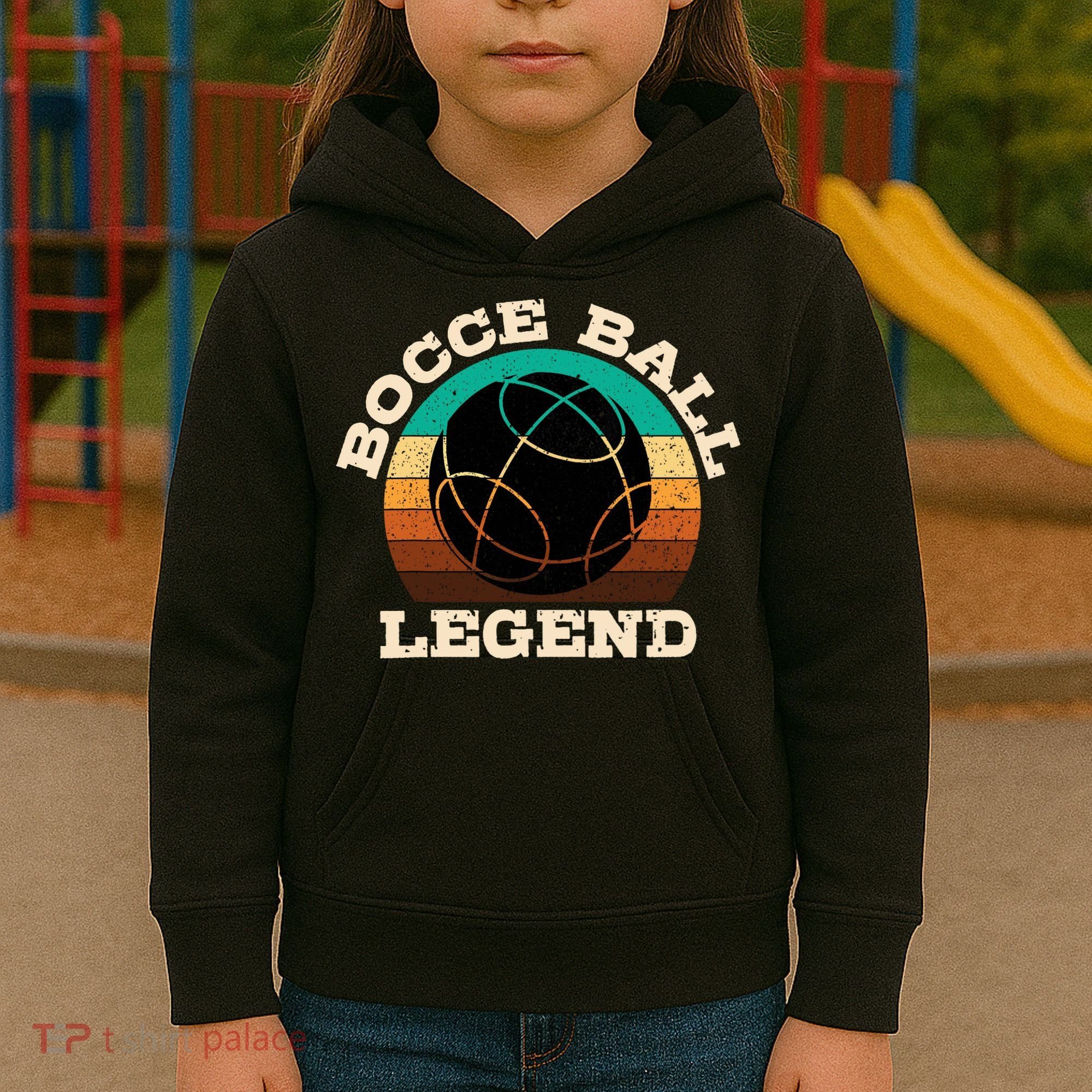 Bocce Ball Boccie Lover Kids Hoodie