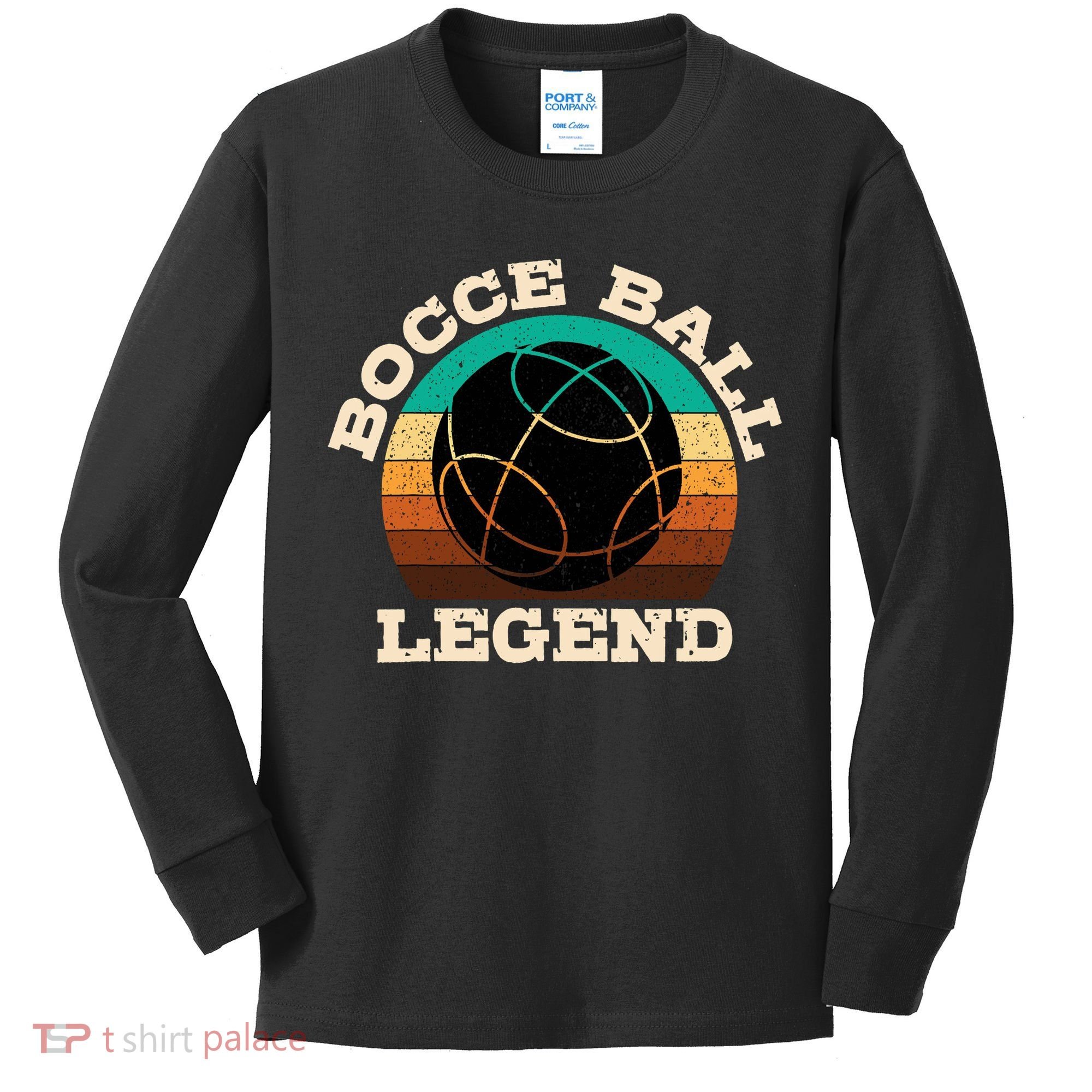 Bocce Ball Boccie Lover Kids Long Sleeve Shirt