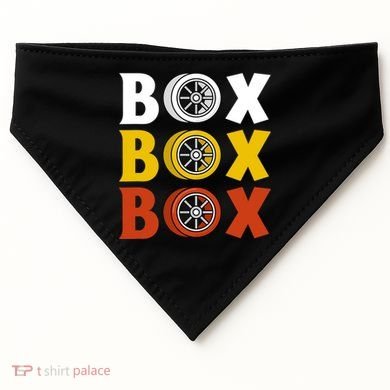 Box Box Box Formula Racing Radio Pit Box Box Box USA-Made Doggie Bandana