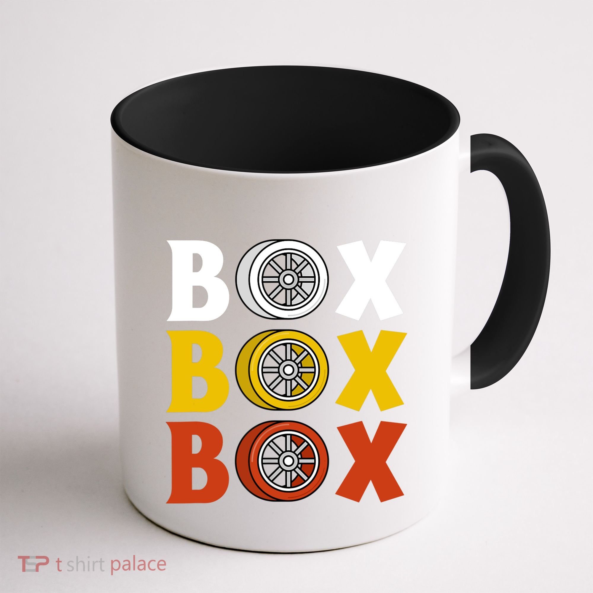 Box Box Box Formula Racing Radio Pit Box Box Box Coffee Mug