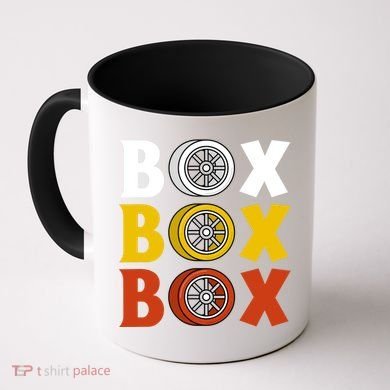 Box Box Box Formula Racing Radio Pit Box Box Box Coffee Mug