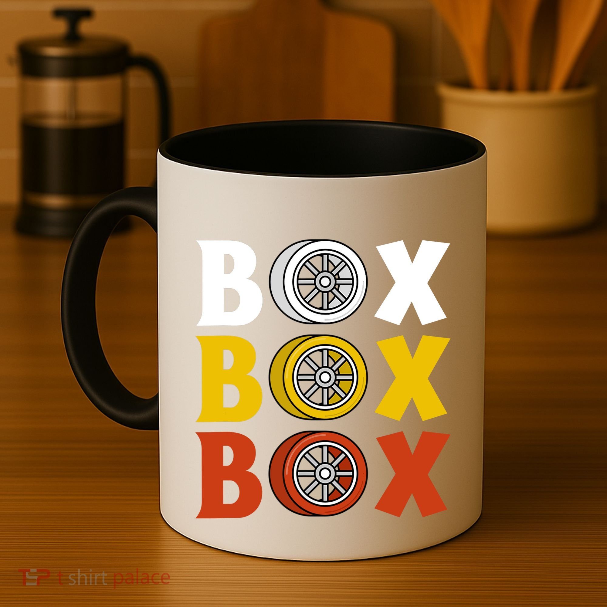 Box Box Box Formula Racing Radio Pit Box Box Box Coffee Mug
