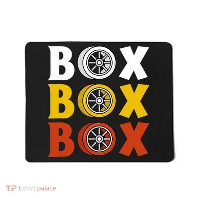 Box Box Box Formula Racing Radio Pit Box Box Box Mousepad