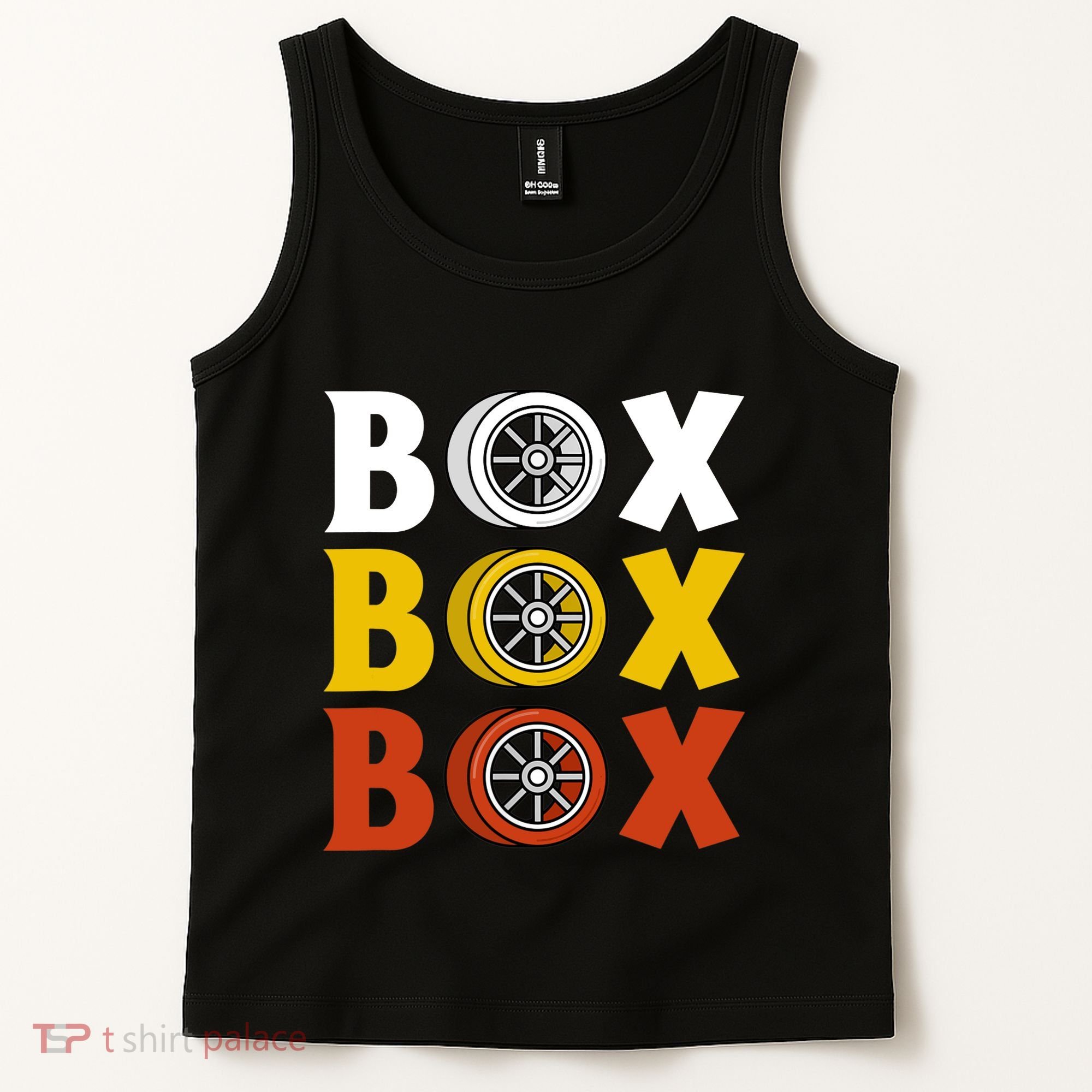 Box Box Box Formula Racing Radio Pit Box Box Box Tank Top