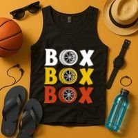 Box Box Box Formula Racing Radio Pit Box Box Box Tank Top thumb 4