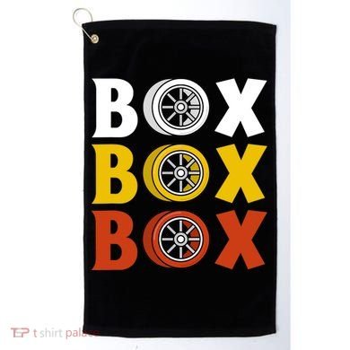Box Box Box Formula Racing Radio Pit Box Box Box Golf Towel