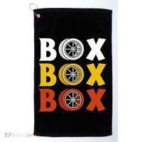 Box Box Box Formula Racing Radio Pit Box Box Box Golf Towel thumb 0