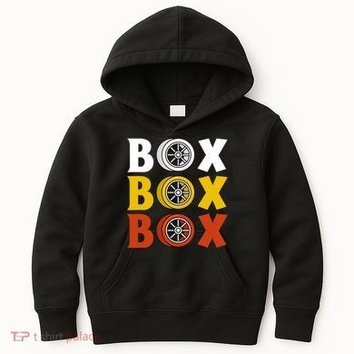 Box Box Box Formula Racing Radio Pit Box Box Box Kids Hoodie