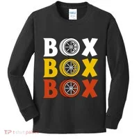Box Box Box Formula Racing Radio Pit Box Box Box Kids Long Sleeve Shirt thumb 0