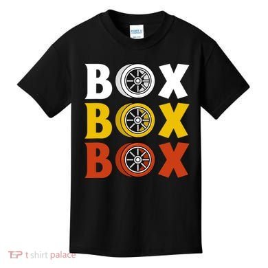 Box Box Box Formula Racing Radio Pit Box Box Box Kids T-Shirt