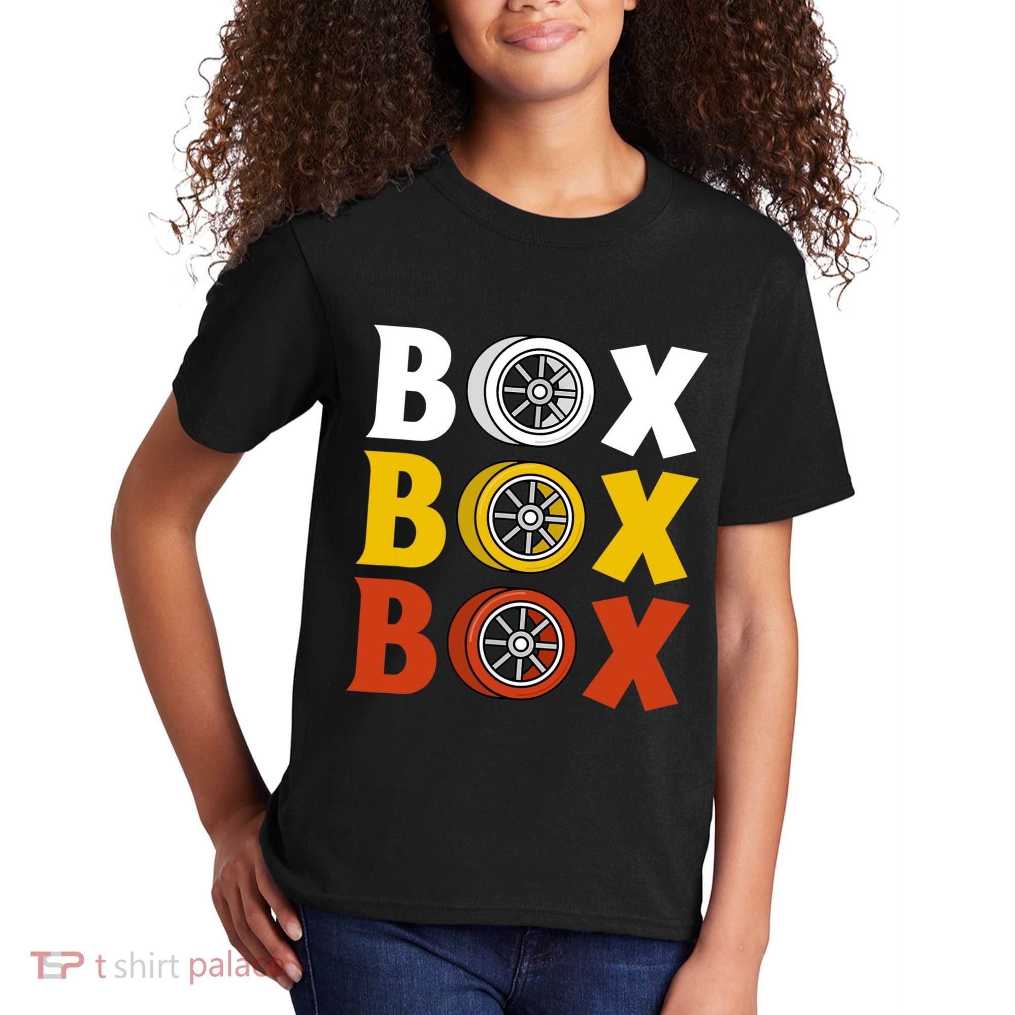 Box Box Box Formula Racing Radio Pit Box Box Box Kids T-Shirt