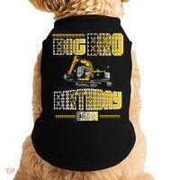 Big Bro Brother Birthday Crew Party Excavator Doggie Tank thumb 0