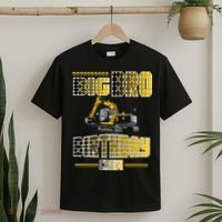 Big Bro Brother Birthday Crew Party Excavator T-Shirt thumb 2