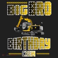 Big Bro Brother Birthday Crew Party Excavator Beanie thumb 2