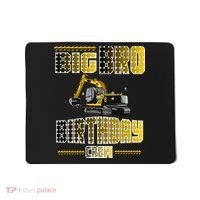 Big Bro Brother Birthday Crew Party Excavator Mousepad thumb 0
