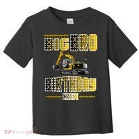 Big Bro Brother Birthday Crew Party Excavator Toddler T-Shirt thumb 0