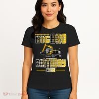 Big Bro Brother Birthday Crew Party Excavator Women's T-Shirt thumb 4