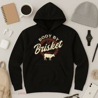 Body By Brisket Pitmaster BBQ Lover Smoker Grilling Hoodie thumb 3