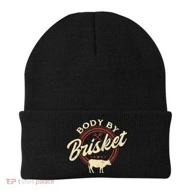 Body By Brisket Pitmaster BBQ Lover Smoker Grilling Beanie