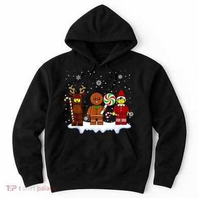 Block Brick Building Figure Christmas Master Builder Hoodie