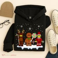 Block Brick Building Figure Christmas Master Builder Hoodie thumb 4