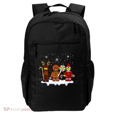 Block Brick Building Figure Christmas Master Builder Backpack