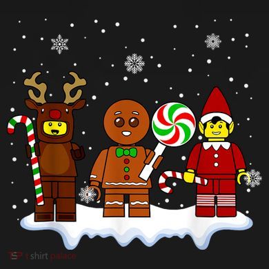Block Brick Building Figure Christmas Master Builder Bucket Hat