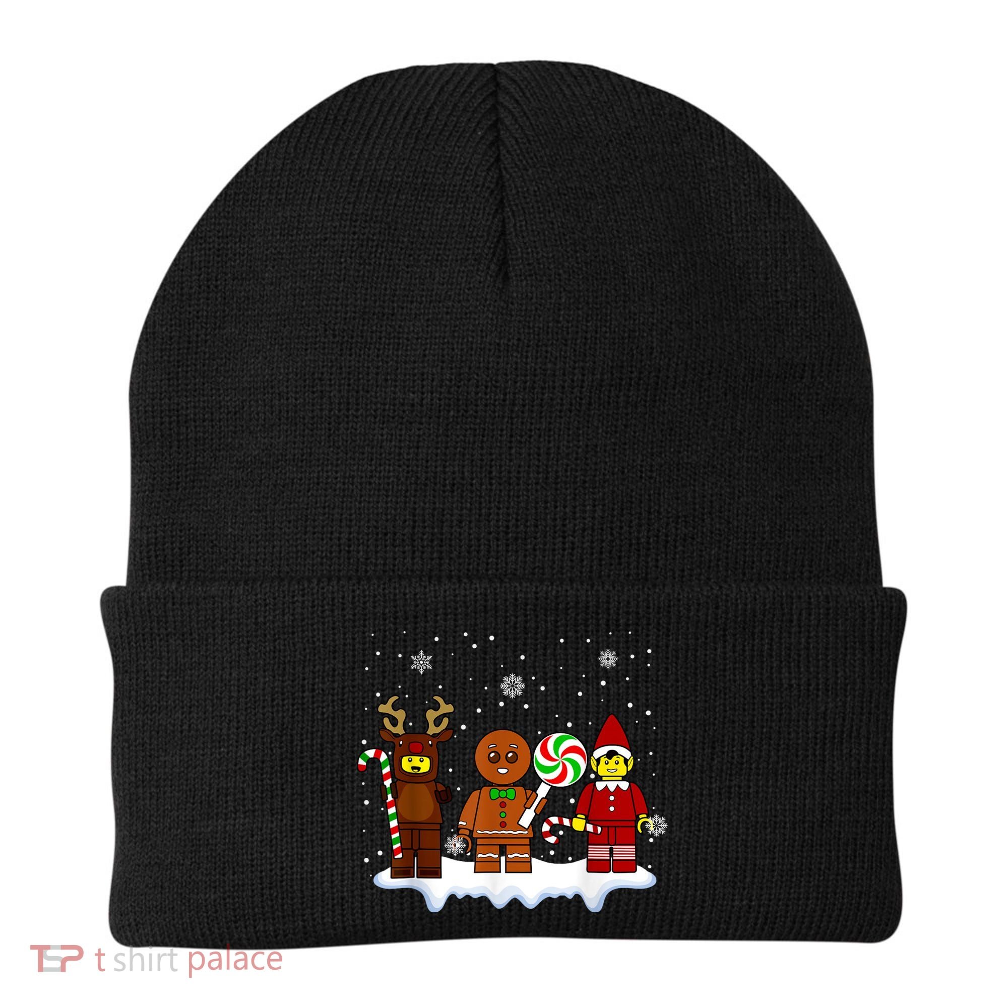 Block Brick Building Figure Christmas Master Builder Beanie