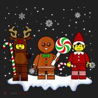 Block Brick Building Figure Christmas Master Builder Beanie thumb 2