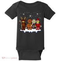 Block Brick Building Figure Christmas Master Builder Baby Bodysuit thumb 0